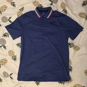 Brand New Nike golf Polo Dri Fit Navy Blue medium